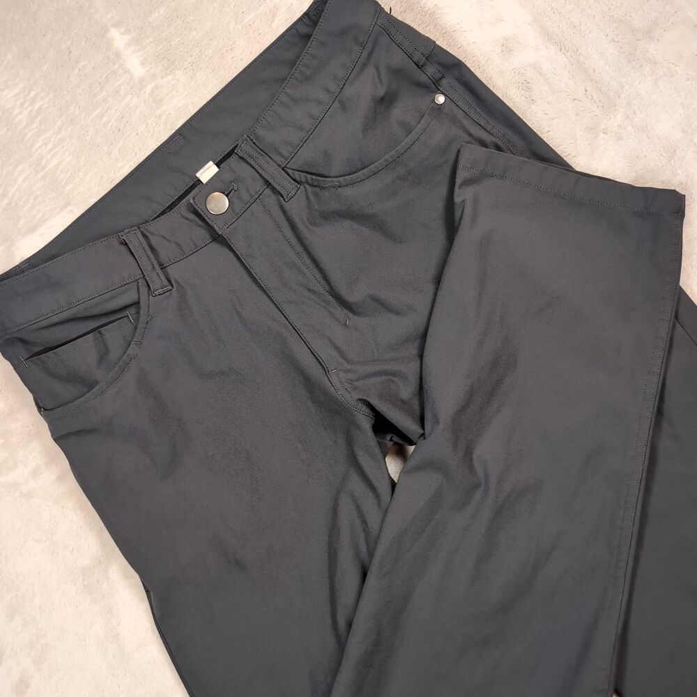 Lululemon ABC Pants Classic Warpstreme Mens 28x32 Black Office Travel